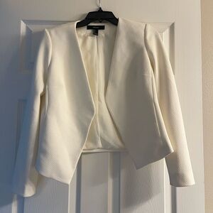 Forever 21 ivory blazer